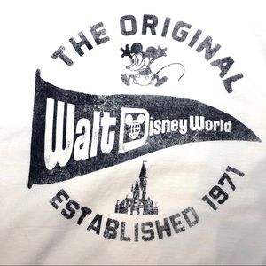 Walt Disney Vintage World Pennant Tee